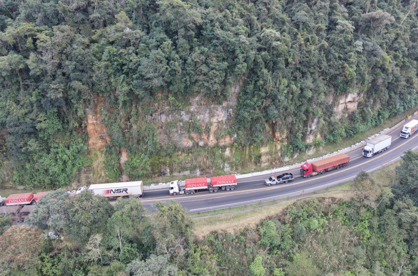 ATENÇÃO, MOTORISTAS: ‘pare e siga’ começa na segunda (27) e vai deixar o trânsito lento na Serra da Esperança, entre Guarapuava e Prudentópolis  