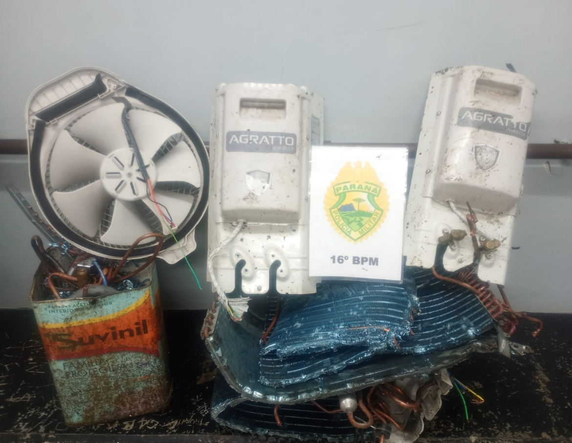 Homem é preso suspeito de furtar condensadores de ar-condicionado de UBS em Guarapuava  