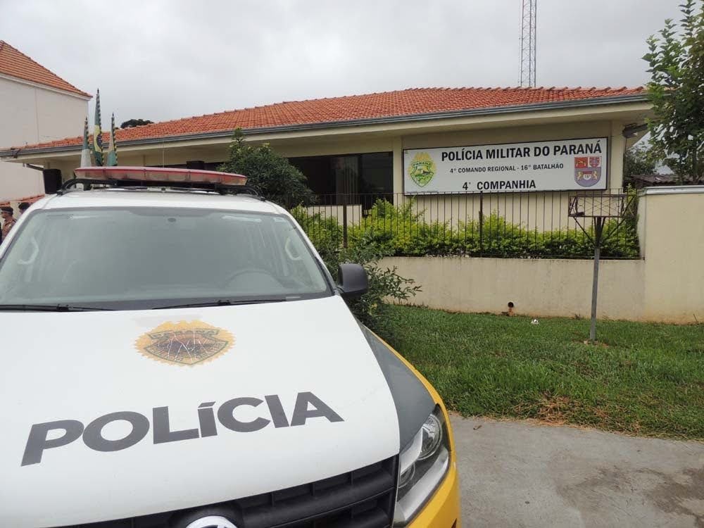 Homem é conduzido à delegacia após ameaçar atear fogo na casa da ex-companheira na Vila Santana, em Prudentópolis 