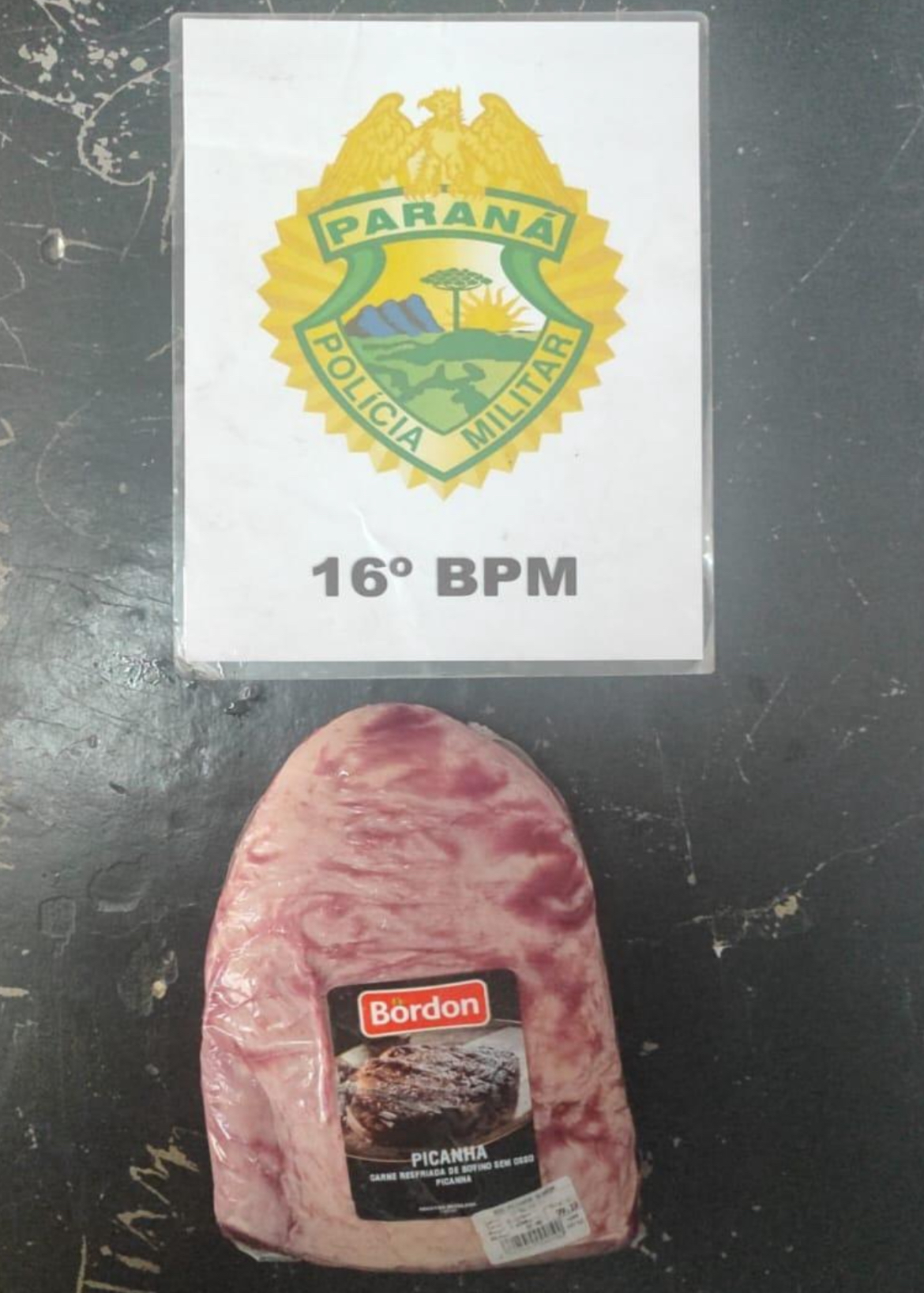 Churrasco Cancelado: Homem foi flagrado furtando peça de picanha em supermercado no bairro Morro Alto  