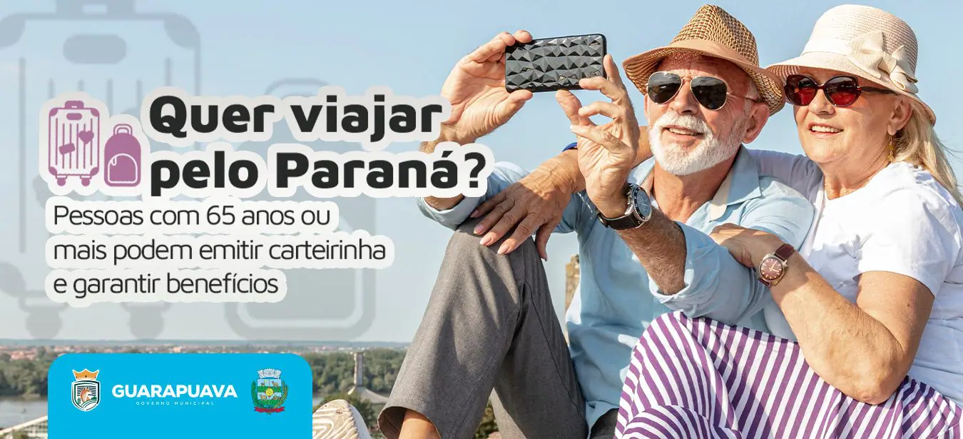 Quer viajar pelo Paraná? Pessoas com 65 anos ou mais podem emitir carteirinha e garantir benefícios  