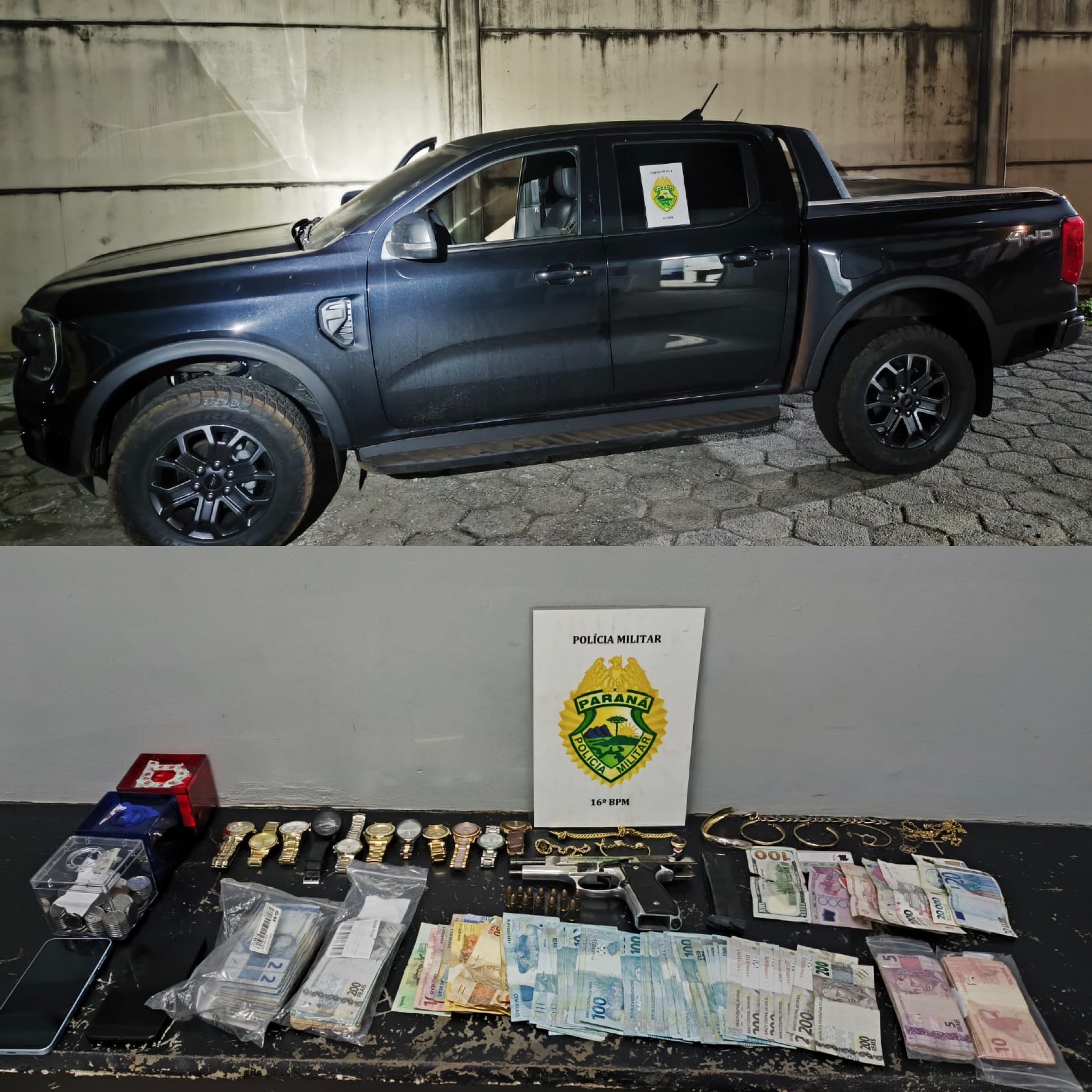    Após roubo com vítimas mantidas reféns por duas horas, PM prende suspeitos e recupera bens 