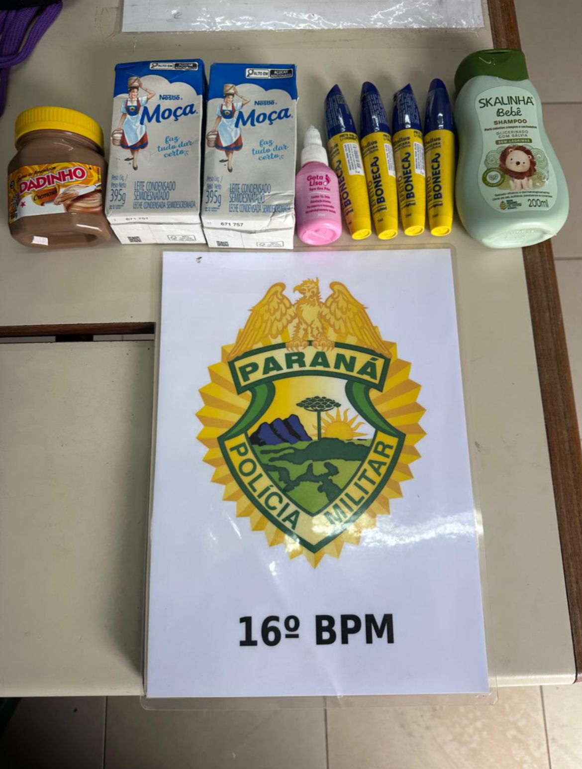 Casal é detido após furto de produtos em supermercado no Morro Alto, em Guarapuava  