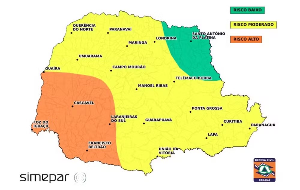 Tempestade que atingiu o RS pode chegar ao Paraná? Veja o que dizem os meteorologistas e a previsão do tempo  