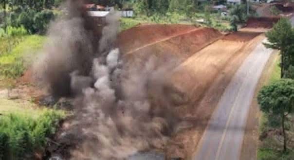 PRC-466 terá bloqueios para desmonte de rochas; motoristas devem ficar atentos  