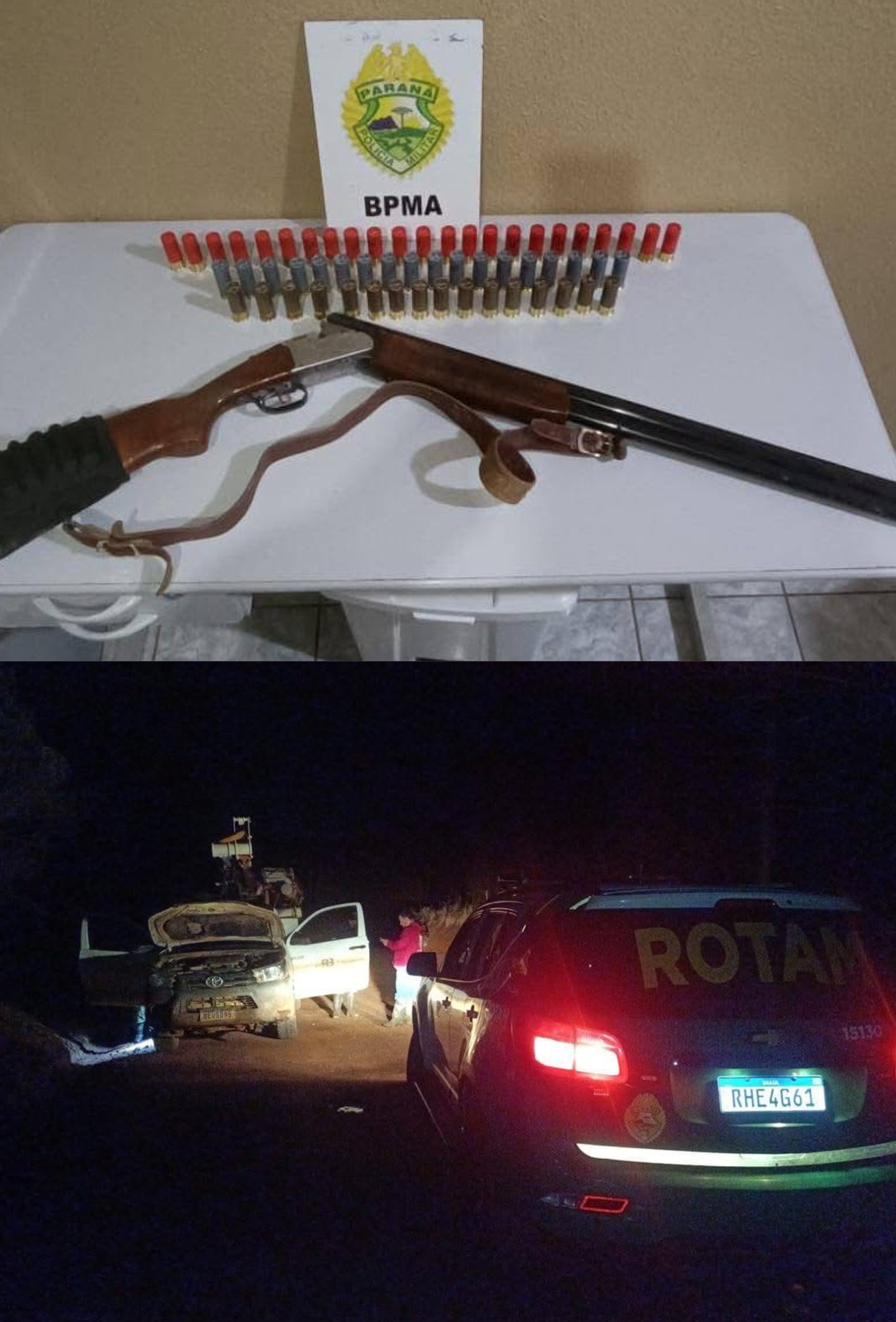 ROTAM prende homem por transporte irregular de arma de fogo em Pinhão  