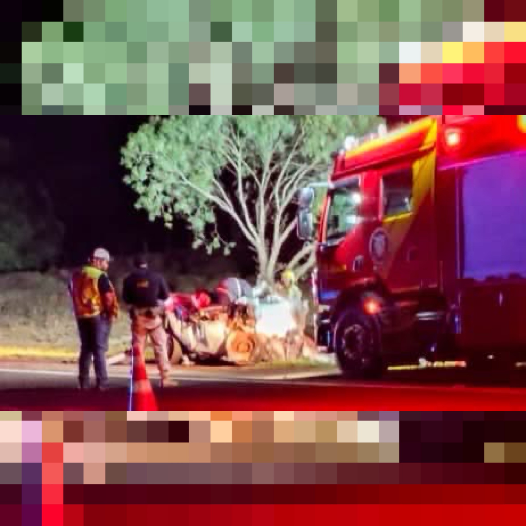 Motorista morre em grave colisão entre automóvel e carreta bitrem na BR-277, em Guarapuava  
