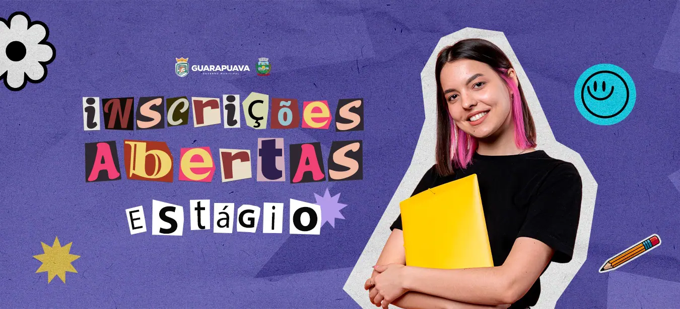  Prefeitura de Guarapuava abre inscrições para Processo Seletivo de estagiários  