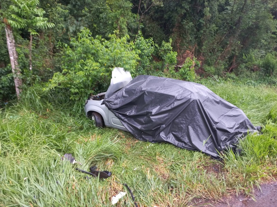 Três irmãos de Candói morrem em grave acidente na BR-373, em Chopinzinho 