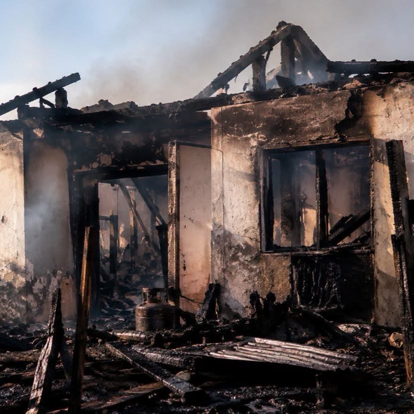 Incêndio destrói residência no Jardim das Américas e ex-marido é apontado como suspeito  